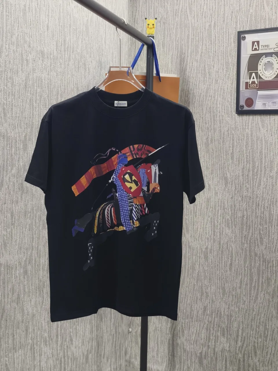 P80🌈🌈 BURBERRY/BBR New Arrival -【 32 】 - 320G 🔥 Logo ， - ：Black White - Size：S M L XL XXL - Same Style